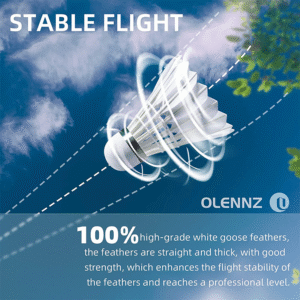 OLENNZ Badminton Birdies Shuttlecocks